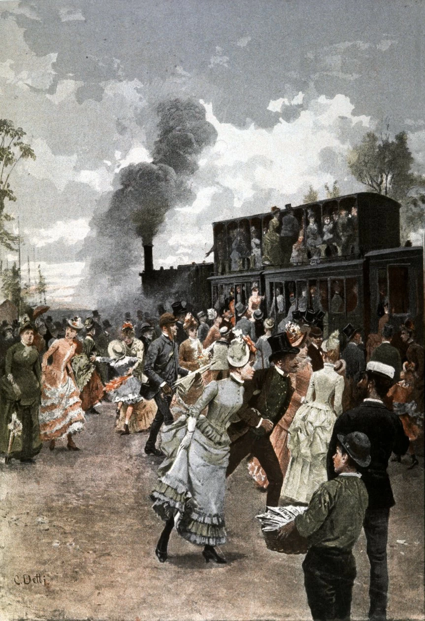 Cesare Detti - Il treno della domenic